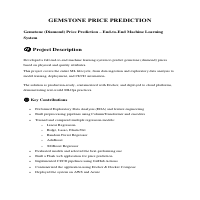 GEMSTONE PRICE PREDICTION