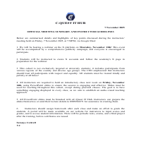 Took minutes of a meeting held