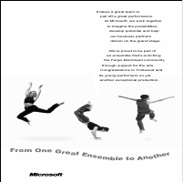 Microsoft print ad