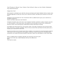 Email copy sample 