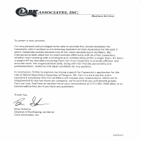 Letter of Recommendation
