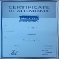 Miscellaneous certificates