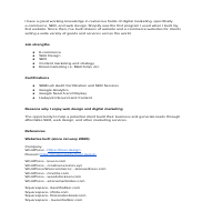 2020 certifications and work history