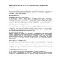 Benjamin's Portfolio