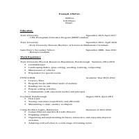Before and After of edited resumes