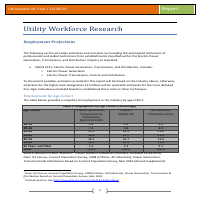 Electric Utility Workforce Research