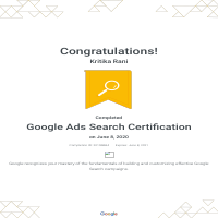 Google Ads Certificate