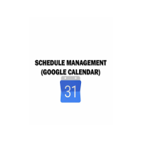 Schedule Management using Google Calendar