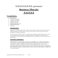 Business Plan