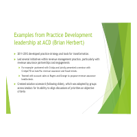 Consulting Practice Development