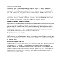 "About Us" Page for a Real Estate Company
