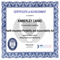 Hipaa Certificate