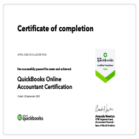 QuickBooks Online Accountant Certification