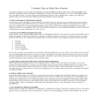 Parenting Article Sample