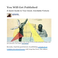 Article: You Will Get Published