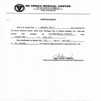 Employment Certificate and Training