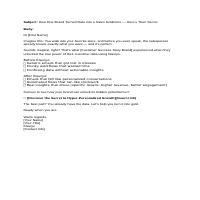 Copywrite Email Sample 02