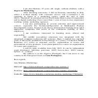 Cover letter