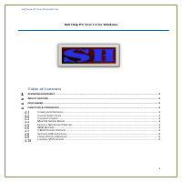 Self Help PC Diagnostic Tool