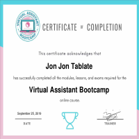 VA Certificate