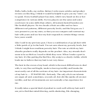 Article Writing Sample 2