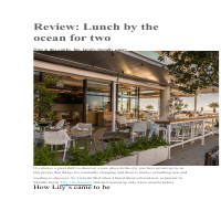 Review: Lily's