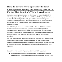 Migration From Nigeria To Germany 