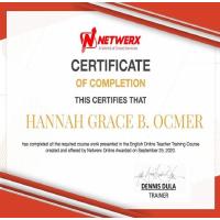 Online teaching certificatr