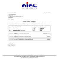 MICB, RCA, CAT ELIGIBILITIES