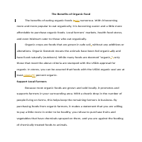 Proofreading Sample 1