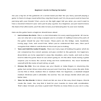 Sample Blog Post I've Written