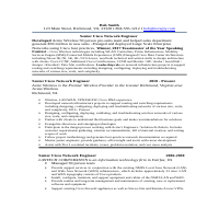 Sample Resume 2