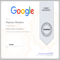 Google IT Support Fundamentals Certificate 