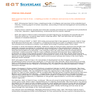 Acquisition News Release