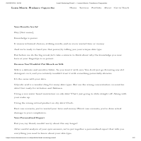 Lead Nurturing Email (skincare)