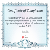 Email Marketing course
