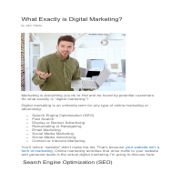What Exactly is Digital Marketing?