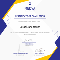 MEDVA - Medical Virtual Assistant Cerficate