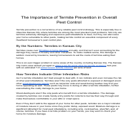 Blog Sample: Advantage Pest Control