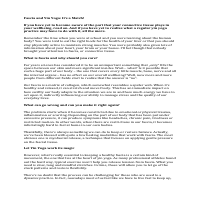 "Fascia and Yin Yoga: It's a Match" (a writing sample)