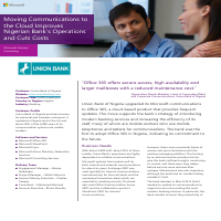 Microsoft-Union Bank Cloud Use Case , Binzin Dombin Acct Ma