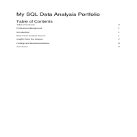 SQL and Tableau