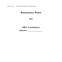 Business Plan for Bitcoin