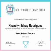 Virtual Assistant Certificate