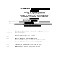 CV translated to English