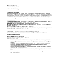 Current Resume