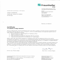 Experience Certificate_Fraunhofer IOSB