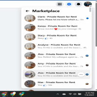 Room Rental Listings & Lead Management via FB Marketplace