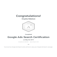 Google Ads Search Certification