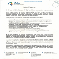 Recommnedtaion letter